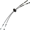 Vauxhall / Opel Vivaro I 01-14 Transmission / gear shift cable 2 pcs set