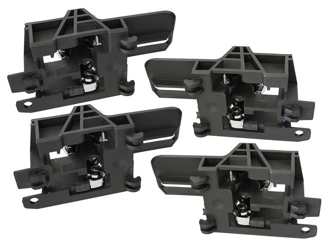 Nissan Qashqai 2007- Interior handle CHROM 4 pcs set