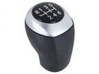 Hyundai i30 II FL 12-16 Gear shift knob black + SILVER 6 speed
