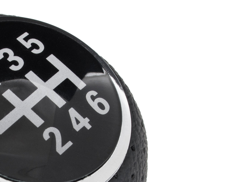 Fiat Ducato II III 94-14 Gear shift knob BLACK + CHROM 6 Gears