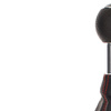 Audi A3 I 8L 96-03 Gear shift knob BLACK + Lever Gaiter BLACK Red thread 6 Gears