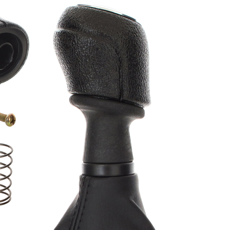 VW T5 / T6 03-11 Gear shift knob SILVER + Lever Gaiter 6 Gears