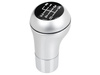 BMW E39 E46 E53 E60 E61 E81 E82 E83 E85 E87 E90 E91 E92 E93 Gear shift knob SILVER+CHROM 6 Gears