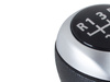 Hyundai i30 II FL 12-16 Gear shift knob black + SILVER 6 speed