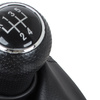 Ford Galaxy 2000- Gear shift knob BLACK + Lever Gaiter Hole 12mm