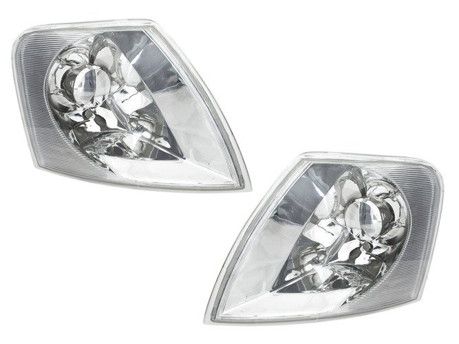 VW Passat B5 96-00 Indicator CLEAR XENON smooth L+R set *
