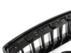 BMW 5 F10 / F11 10-17 atrapy między reflektory (nerki) lewa + prawa kpl. BLACK GLOSSY DOUBLE BAR
