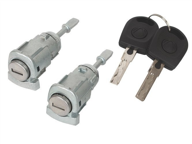 VW Multivan V 03-15 wkładki zamków drzwi przednich L+P 2szt. KPL