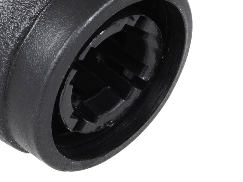 Nissan Juke 2010- Gear shift knob 6 Gears BLACK + SILVER