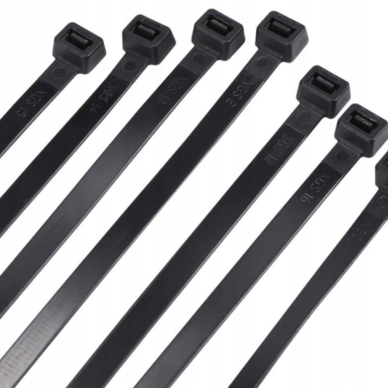 100 SZTUK | TRYTYTKI 3,6mm x 200mm | OPASKI ZACISKOWE DO KABLI ZIPPERKI