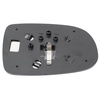 Vauxhall / Opel Corsa C 00-07 Mirror (manual adjustment) insert glass FLAT / WITHOUT SIDE ZONE Left