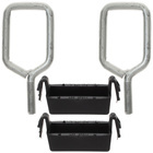 BMW 1 F20 F21 2x zaczep + 2x zabezpieczenie zaczepu maski pokrywy silnika 4 szt. KPL