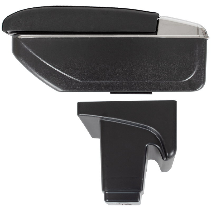 Ford Focus MK3 2014-2018 LIFT podłokietnik ze schowkiem CZARNA EKOSKÓRA + zestaw montażowy