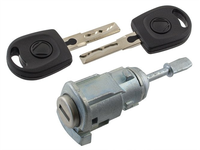 VW Polo 9N 02-08 wkładka zamka drzwi przednich lewa