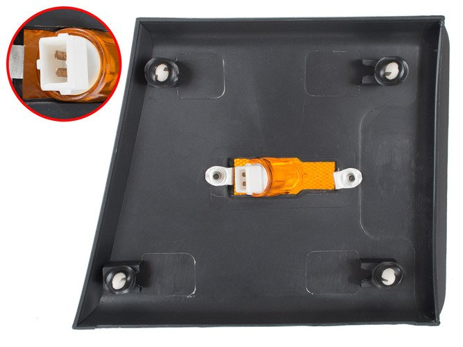 Fiat Ducato 2006- Pillar post trim (Behind the cab) Right + Side marker lamp set