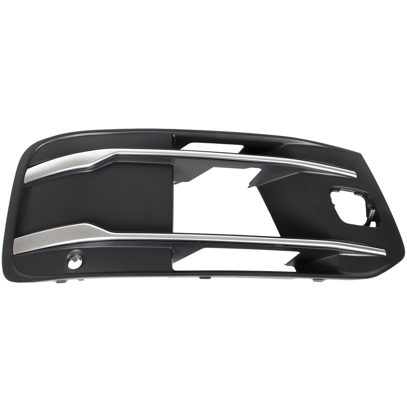 Audi Q7 4M 15-19 atrapka kratka w zderzak przedni CZARNA + SILVER prawa