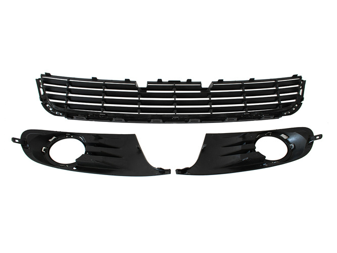 VW Golf VI Hatchback 08-13 Bumper ventilation grill Left + Right + Center set
