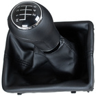 Audi A5 8T 07-16 Gear shift knob BLACK 6 Gears + Lever Gaiter BLACK