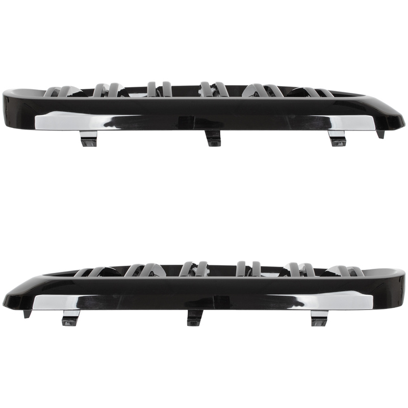 BMW 6 G32 GT 17-20 atrapy między reflektory (nerki) lewa + prawa kpl. BLACK GLOSSY DOUBLE BAR