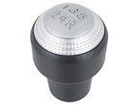 Hyundai Tucson 04-15 Gear shift knob black + grey + SILVER 5 speed