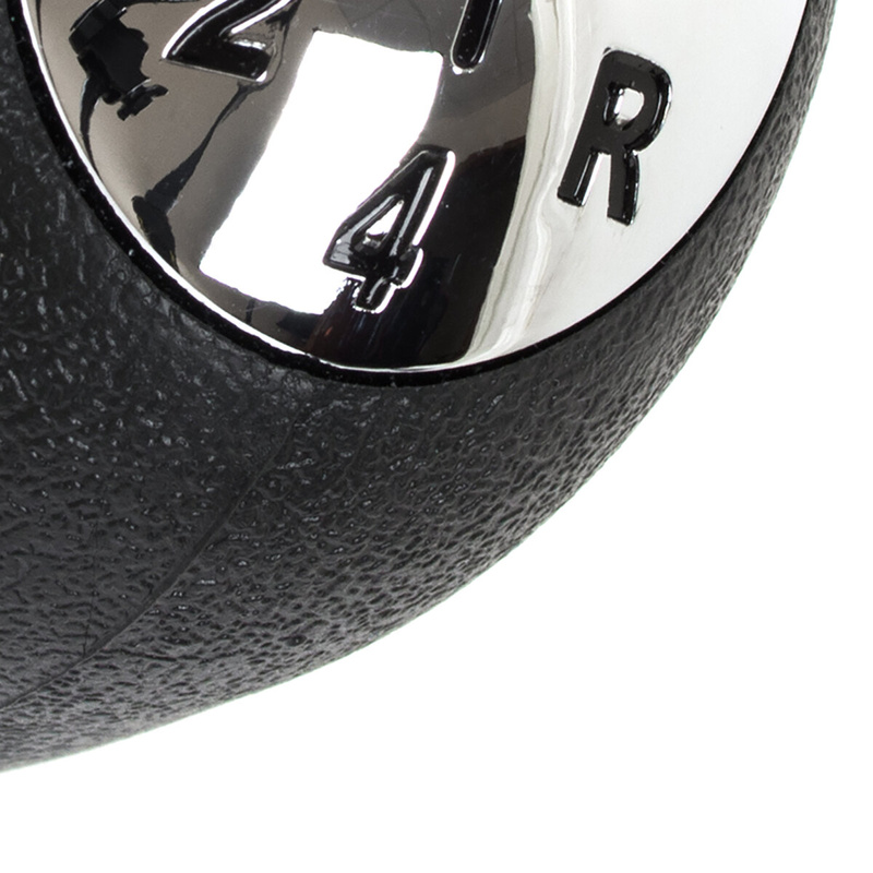 Renault Scenic II 03-06 Gear shift knob CHROM, BLACK SCHEME
