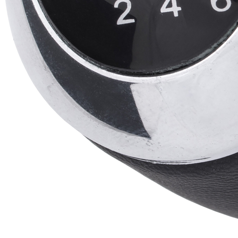 Mazda 3 06-12 Gear shift knob BLACK + CHROM 6 Gears