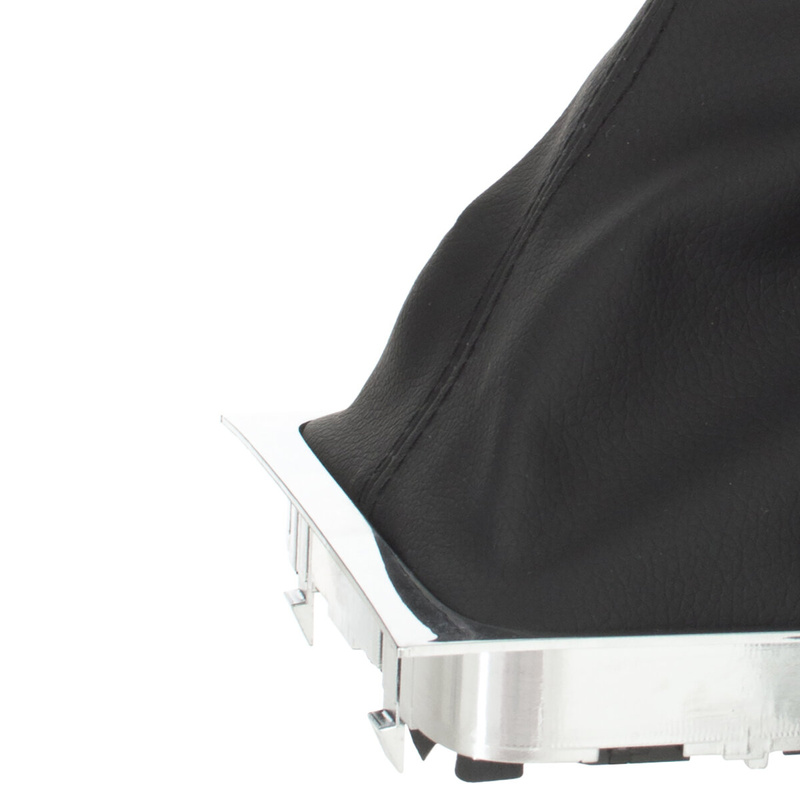 VW Passat CC 08-12 gałka zmiany biegów SILVER + mieszek z ramką CHROM 6 BIEGÓW