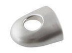 Renault Megane II 02-08 Exterior handle Plug SILVER (keyhole version)