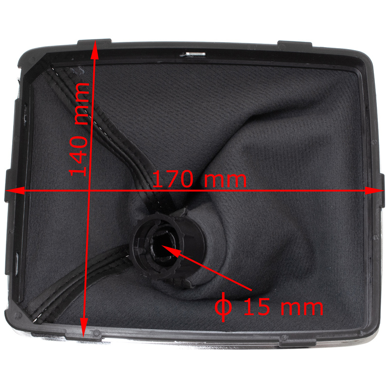 Mercedes W204 C-Klasa 07-14 gałka zmiany biegów CZARNA + mieszek CZARNY z ramką CHROM SCHEMAT 6 BIEGÓW WSTECZNY NA DOLE