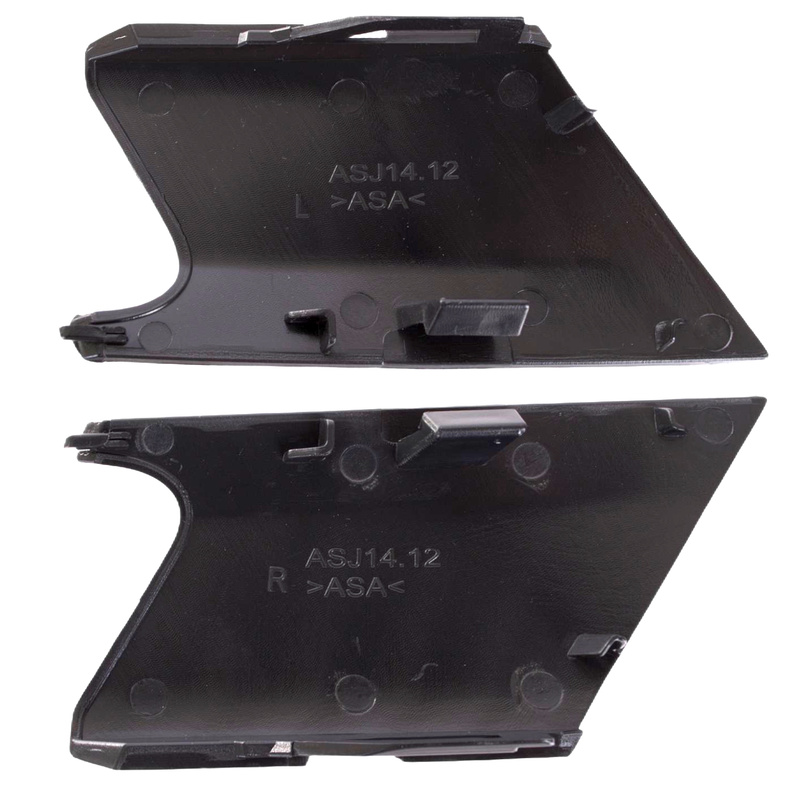 OPEL ASTRA J 12-15 Z HALOGENAMI atrapka kratka w zderzak przedni CZARNA lewa + prawa GÓRNA 2szt. KPL