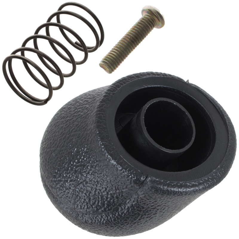 VW T5 / T6 03-11 Gear / gearbox knob BLACK + SILVER RING + BLACK LID 5+R 7H0711113