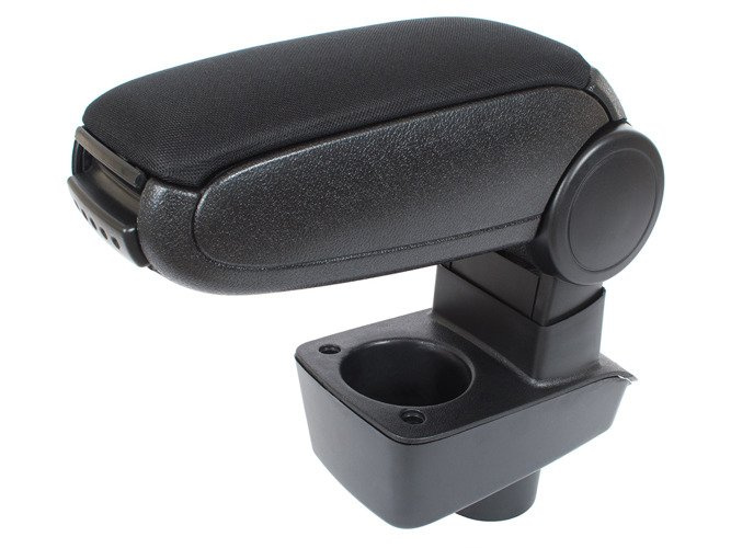 Ford Fiesta Mk7 2008- armrest set BLACK FABRIC + mounting kit