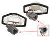 Honda CR-V III Crosstour FR-V HR-V Insight Jazz Logo Odyssey Stream Licence plate lights LED 2 pieces. set.