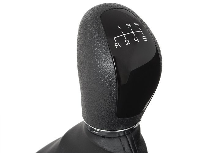 Mercedes W211 E-class 02-09 Gear shift knob BLACK 6 Gears + Lever Gaiter