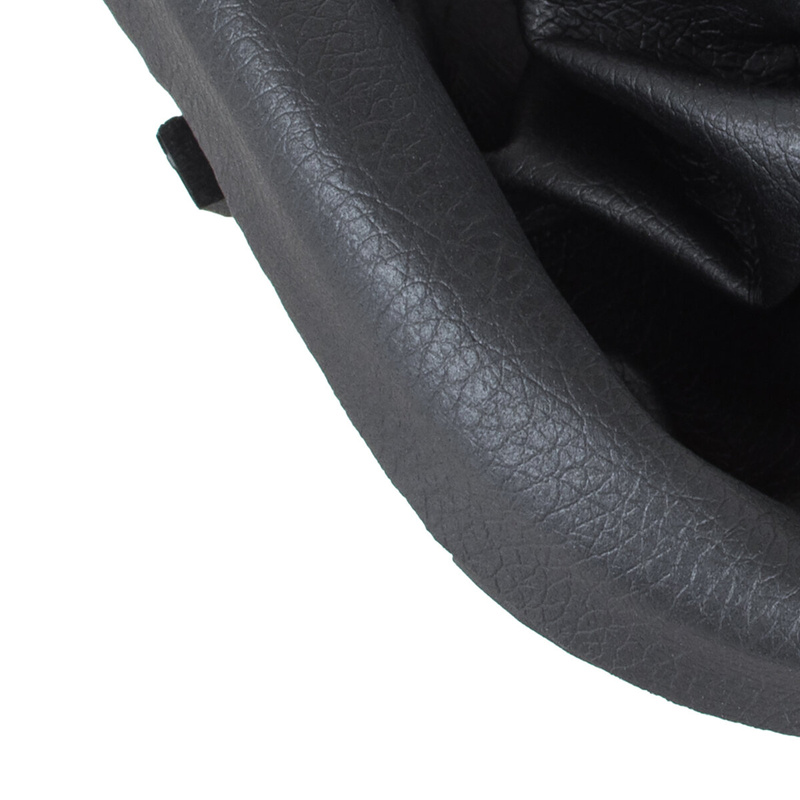 VW CADDY MK3 III 04-10 Gear / gearbox knob BLACK + SILVER RING + BLACK LID 5+R + Lever Gaiter WITH FRAME