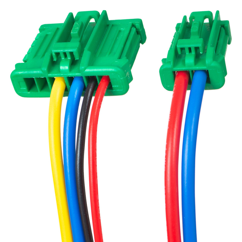 Renault Twingo II Blower motor Resistor Wiring harness 6441L1 (2 pin + 4 pin) 2pcs set