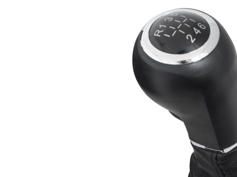 Vauxhall / Opel Corsa D 2006- Gear shift knob BLACK + Lever Gaiter 6 Gears
