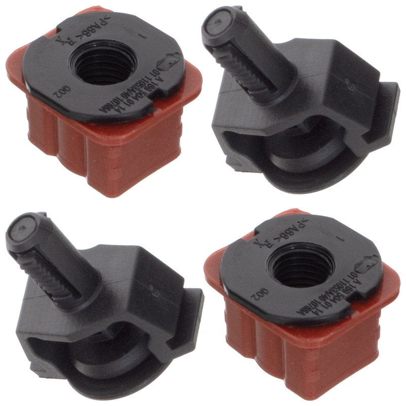 Mercedes 2X mocowanie górne chłodnicy Kołek + Uchwyt 4 szt KPL