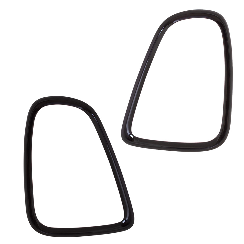 MINI R57 08-15 Osłona ramka lampy tylnej CZARNA Lewa + Prawa 2 szt. KPL