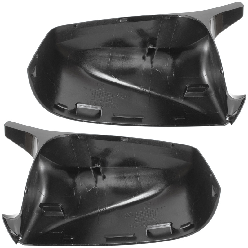 BMW 7 F01 F02 08-11 nakładka lusterka BLACK GLOSSY lewa + prawa 2 szt. KPL