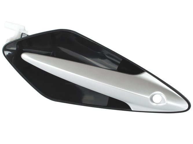 Honda Civic VIII H/B UFO 06-11 klamka zewnętrzna Z OTWOREM SILVER przednia lewa