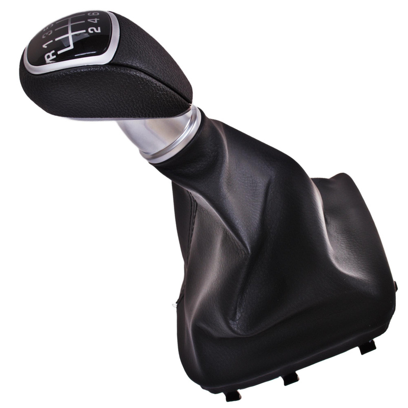 Hyundai IX25 16-21 Creta 14-19 I20 12-20 I30 17-22 I40 11-19 gałka zmiany biegów 6 BIEGOWA CZARNA SREBRNY SCHEMAT + mieszek