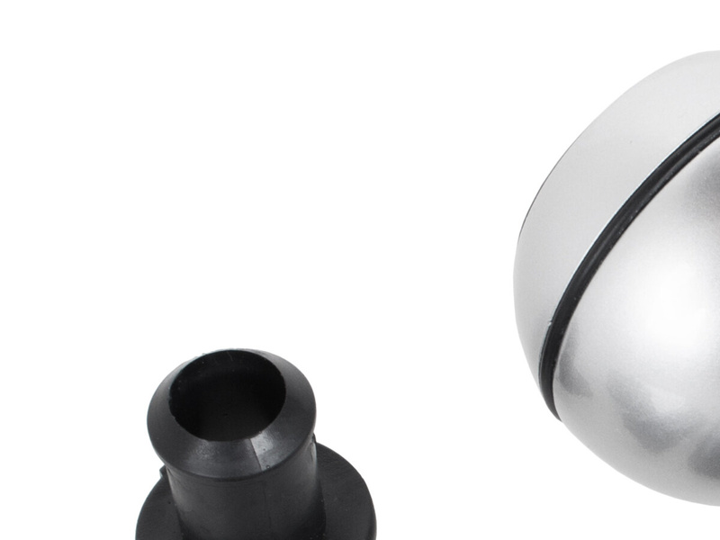 BMW E39 E46 E53 E60 E61 E81 E82 E83 E85 E87 E90 E91 E92 E93 Gear shift knob SILVER+CHROM 5 Gear