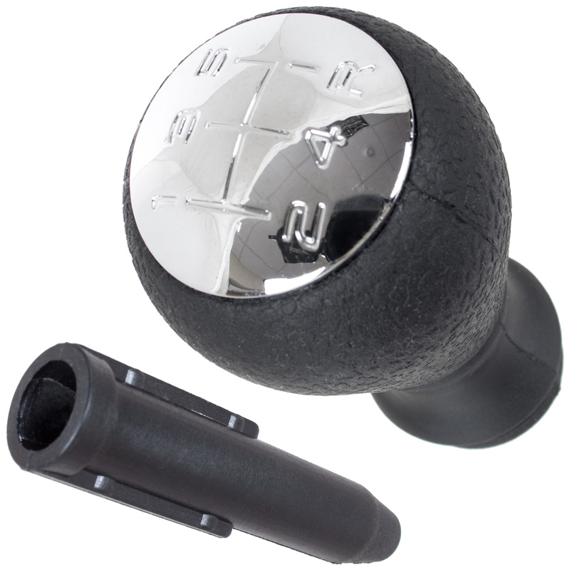 Peugeot 307 gałka zmiany biegów SCHEMAT CHROM + adapter / przejściówka dźwigni drążka gałki zmiany biegów 2 szt. KPL
