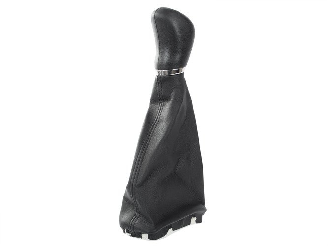 Mercedes W203 C-class 00-07 Gear shift knob BLACK + Lever Gaiter 5 Gear