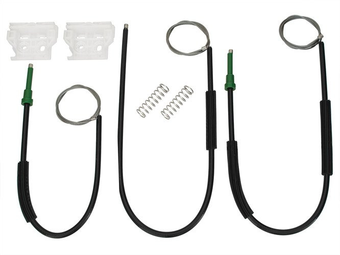 Citroen C5 01-08 Front window lifter / winder / regulator (electric adjustment version) Repair kit Left
