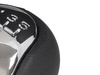 Vauxhall / Opel Vectra C 02-08 Gear shift knob 5 Gear EKOLEATHER + CHROM bieg wsteczny na GÓRZE