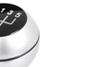 BMW E39 E46 E53 E60 E61 E81 E82 E83 E85 E87 E90 E91 E92 E93 Gear shift knob SILVER+CHROM 5 Gear