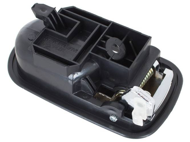 Mazda 323 V VI 94-03 klamka przednia wewnętrzna CZARNA + CHROM lewa
