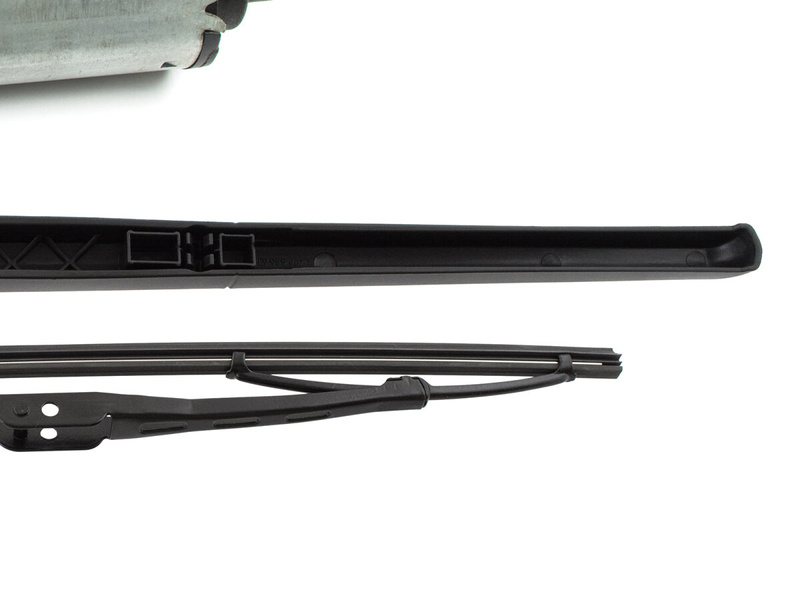 Audi A3 8P 2003- SET of:  wiper motor + Wiper arm + blade + Rear window washer nozzle 3pcs set